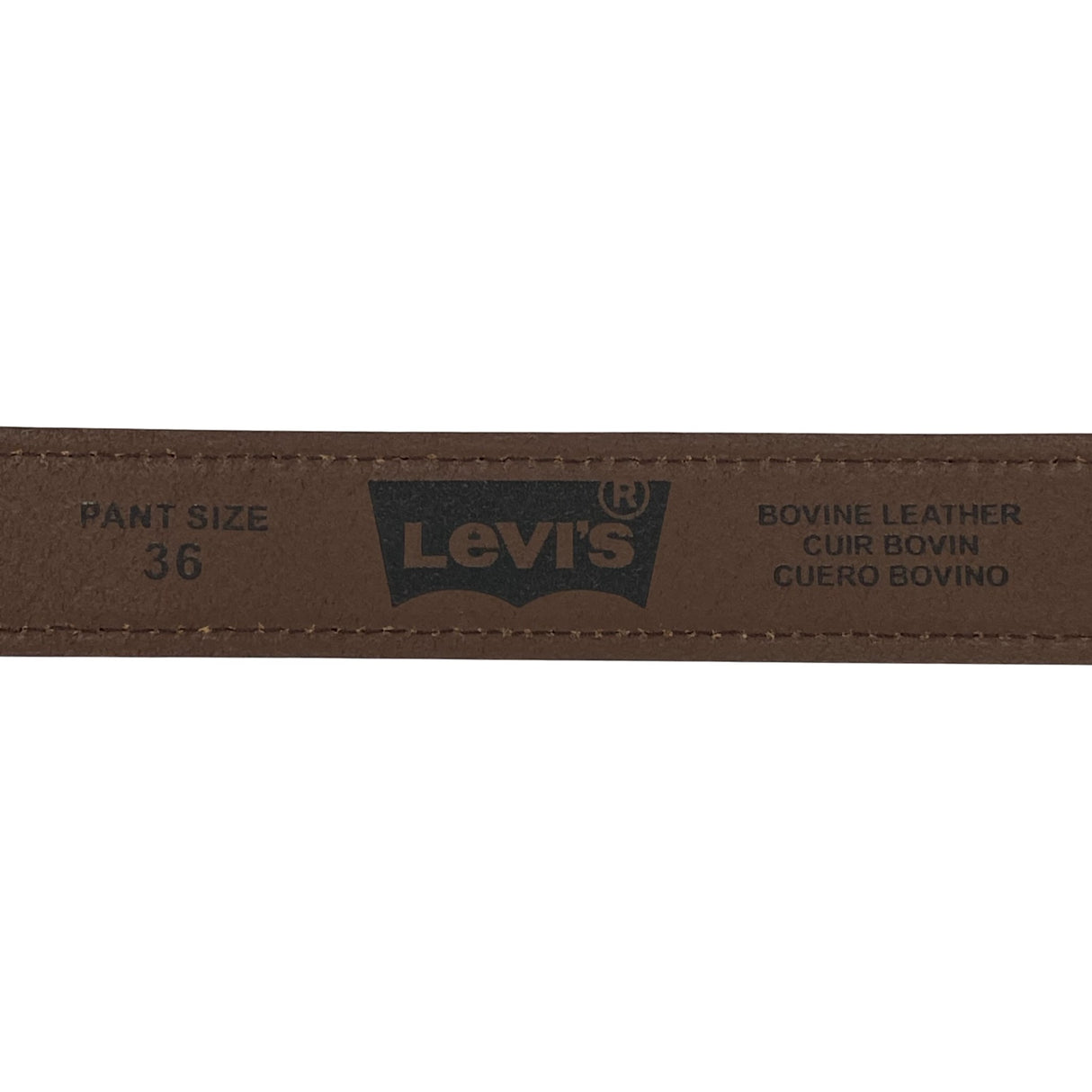 Levi's Men's Casual Brown Leather Belt - 36"
