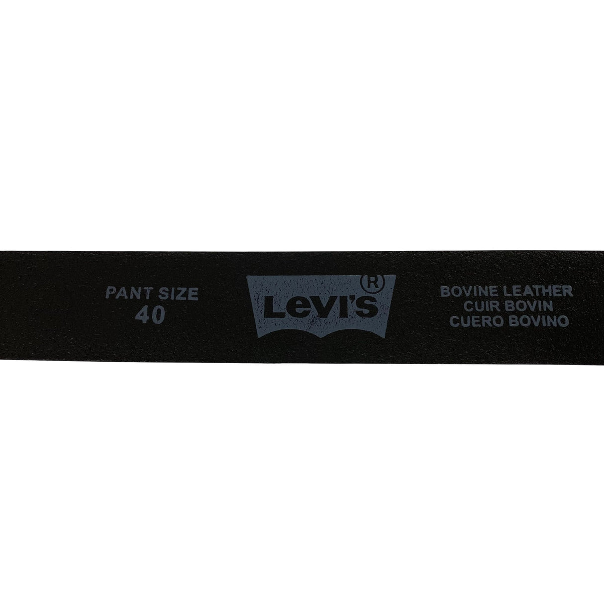 Levi's Men's Casual Black Leather Belt - Size 40