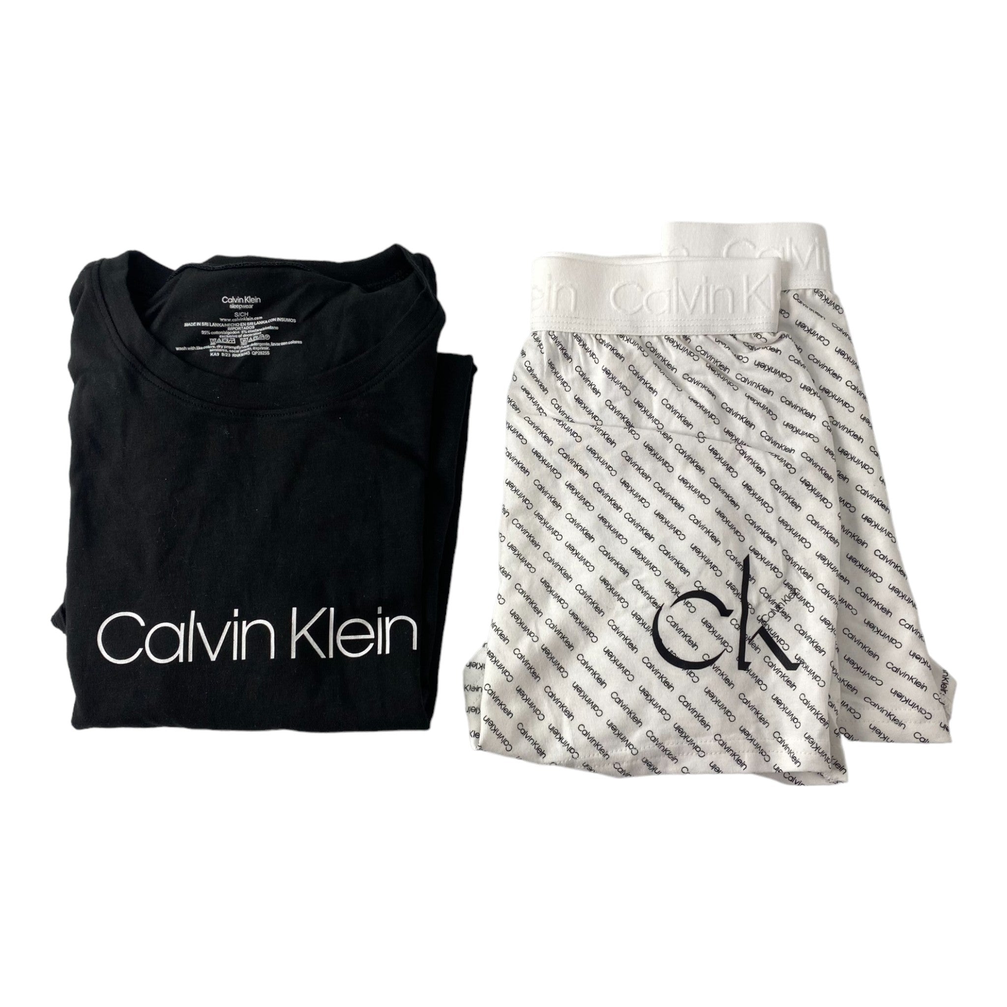 Calvin Klein Women's 2 Piece Summer Pyjamas SIZE - Small