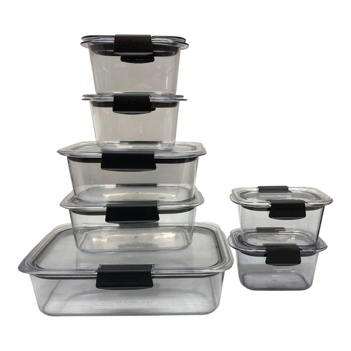 Sistema 14 Piece Set Brilliance Food Storage Container