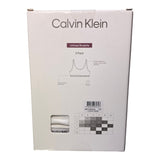Calvin Klein 2x Women's Unlined Bralette Pink/White - Extra Small