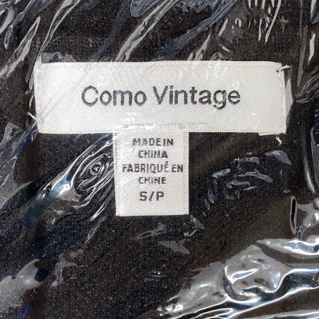 Como Vintage Women's Vintage Cardigan with Belt - Black
