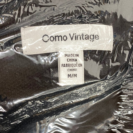 Como Vintage Women's Vintage Cardigan with Belt - Black