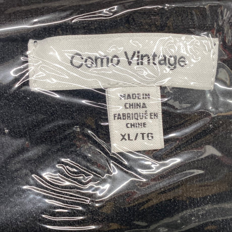 Como Vintage Women's Vintage Cardigan with Belt - Black