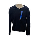 Sportscraft Men's Knit Sweater - Navy Blue - SIZE - Large