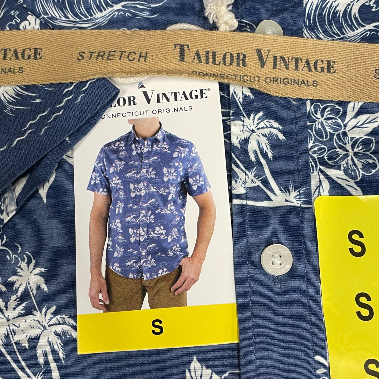 Tailor Vintage Men's Tropical Waves Shirt