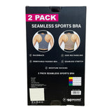 90 Degree By Reflex Women's Seamless Sports Bra 2 Pack SIZE - Large