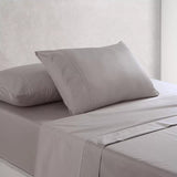 Onkaparinga Cotton Rich 1500 Thread Count Sheet King 4 Piece Set - Grey