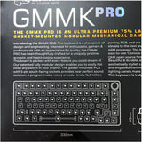 Glorious GMMK Pro 75% RGB Barebones Premium Compact Modular Mechanical Keyboard - Slate Black
