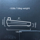 Glorious GMMK Pro 75% RGB Barebones Premium Compact Modular Mechanical Keyboard - Slate Black