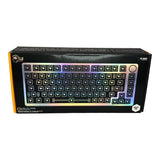 Glorious GMMK Pro 75% RGB Barebones Premium Compact Modular Mechanical Keyboard - White Ice