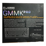Glorious GMMK Pro 75% RGB Barebones Premium Compact Modular Mechanical Keyboard - White Ice