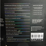 Glorious GMMK Pro 75% RGB Barebones Premium Compact Modular Mechanical Keyboard - White Ice