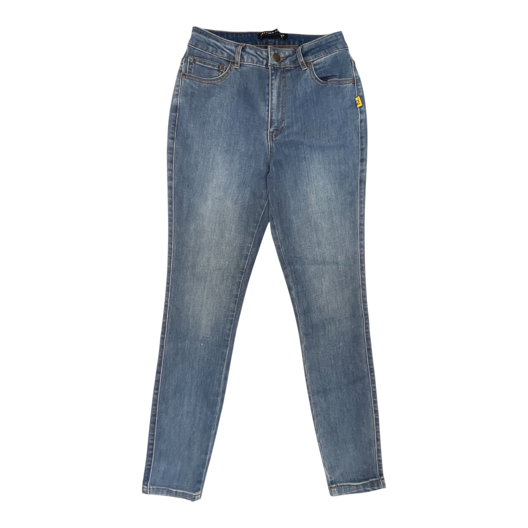 Bettina Liano Women's High Rise Skinny Jean - Light Wash SIZE - 8