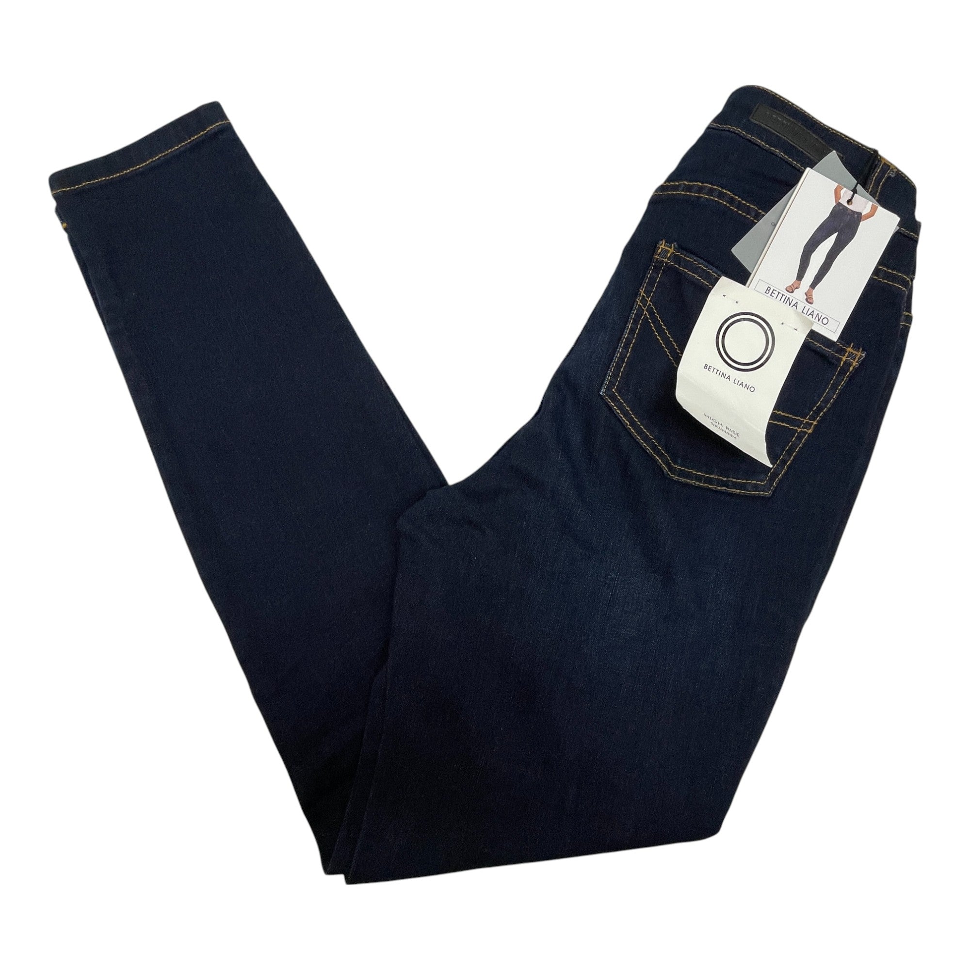 Bettina Liano Women's High Rise Skinny Jean - Indigo SIZE - 8