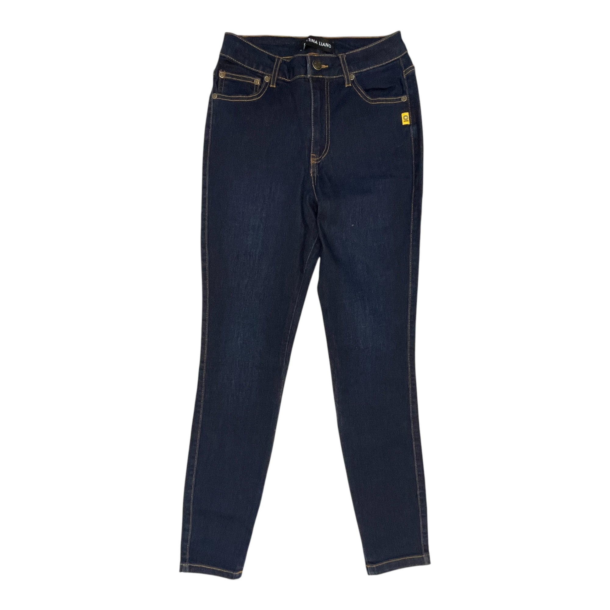 Bettina Liano Women's High Rise Skinny Jean - Indigo SIZE - 8