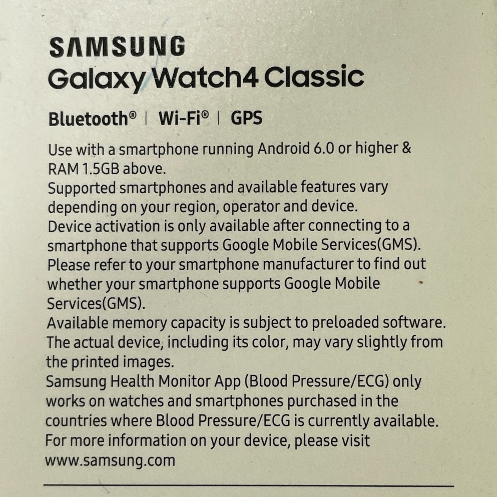 Samsung Galaxy Watch4 Classic 46mm (Bluetooth)