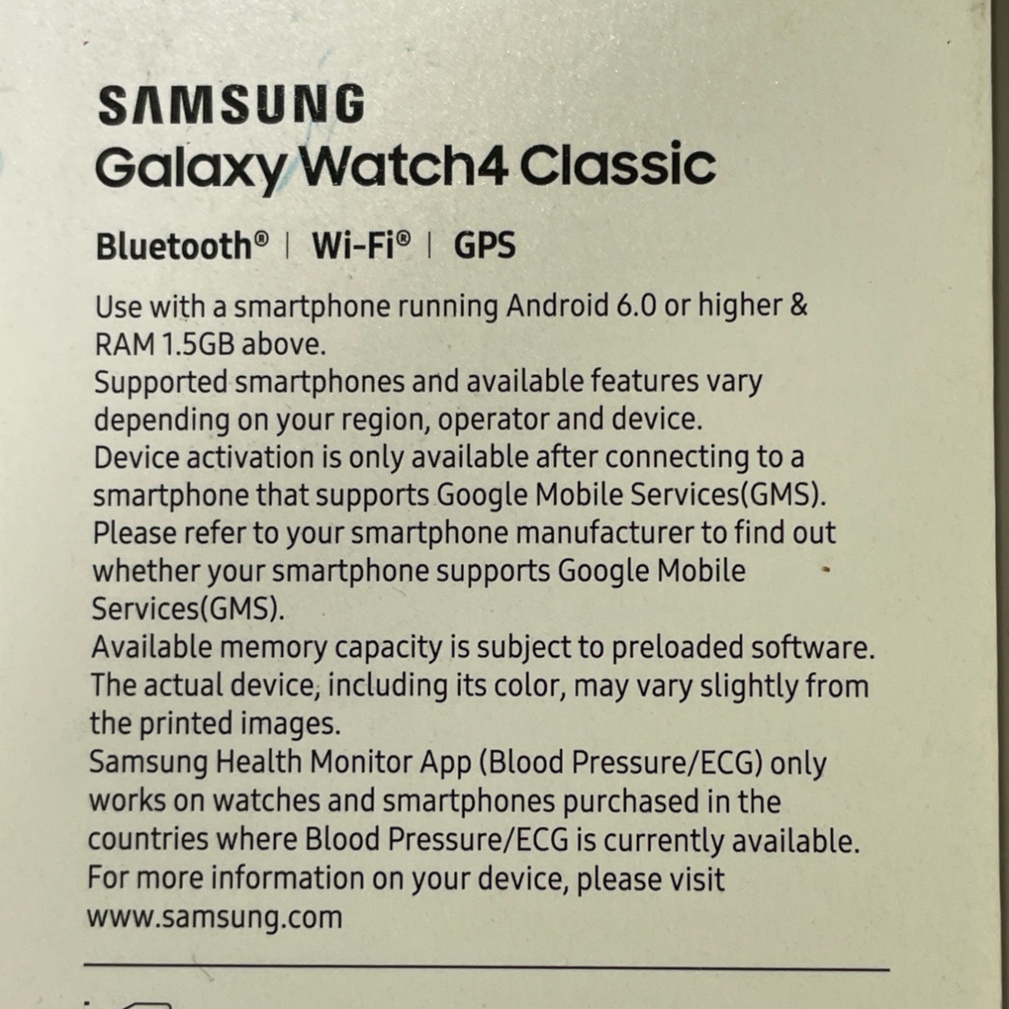 Samsung Galaxy Watch4 - 46mm - Black