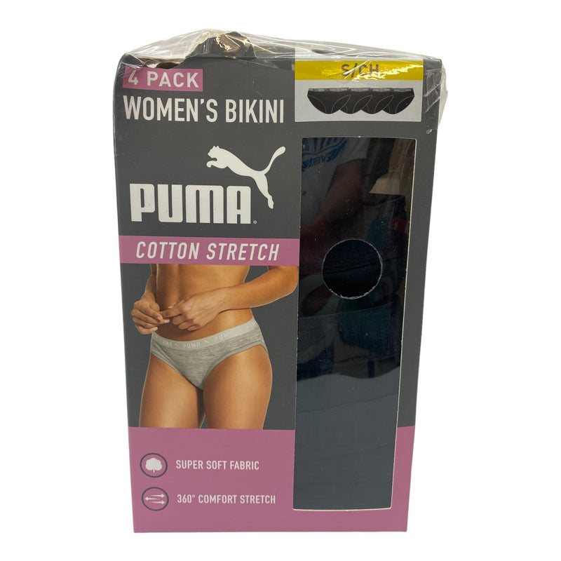 Puma 4x Women's Bikini Briefs - Black - S