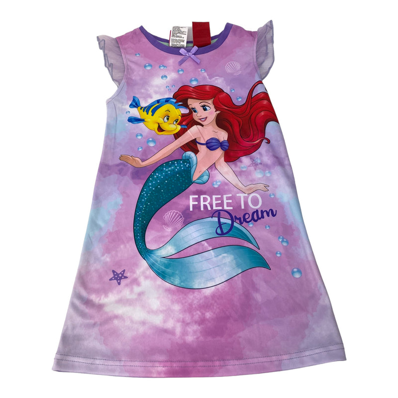 Disney Girl's The Little Mermaid Nightie - 5