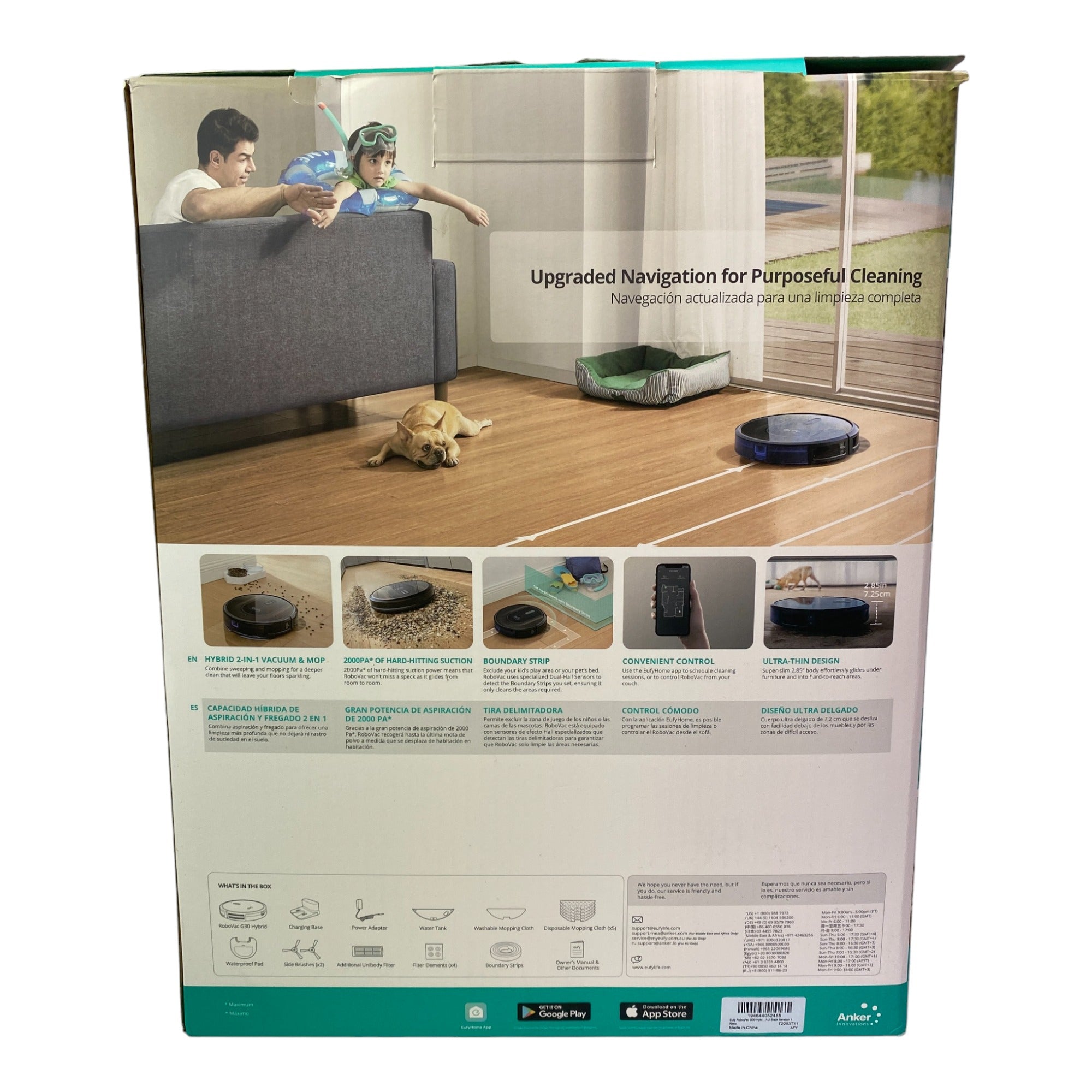 Eufy RoboVac G30 Hybrid 2-in-1 Vacuum and Mop