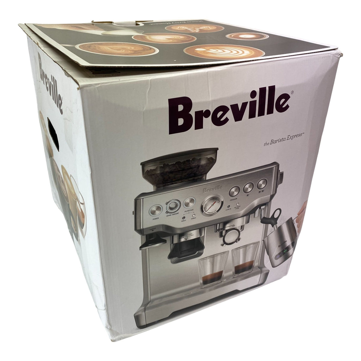 Breville The Barista Express Stainless Steel Coffee Machine - BES875