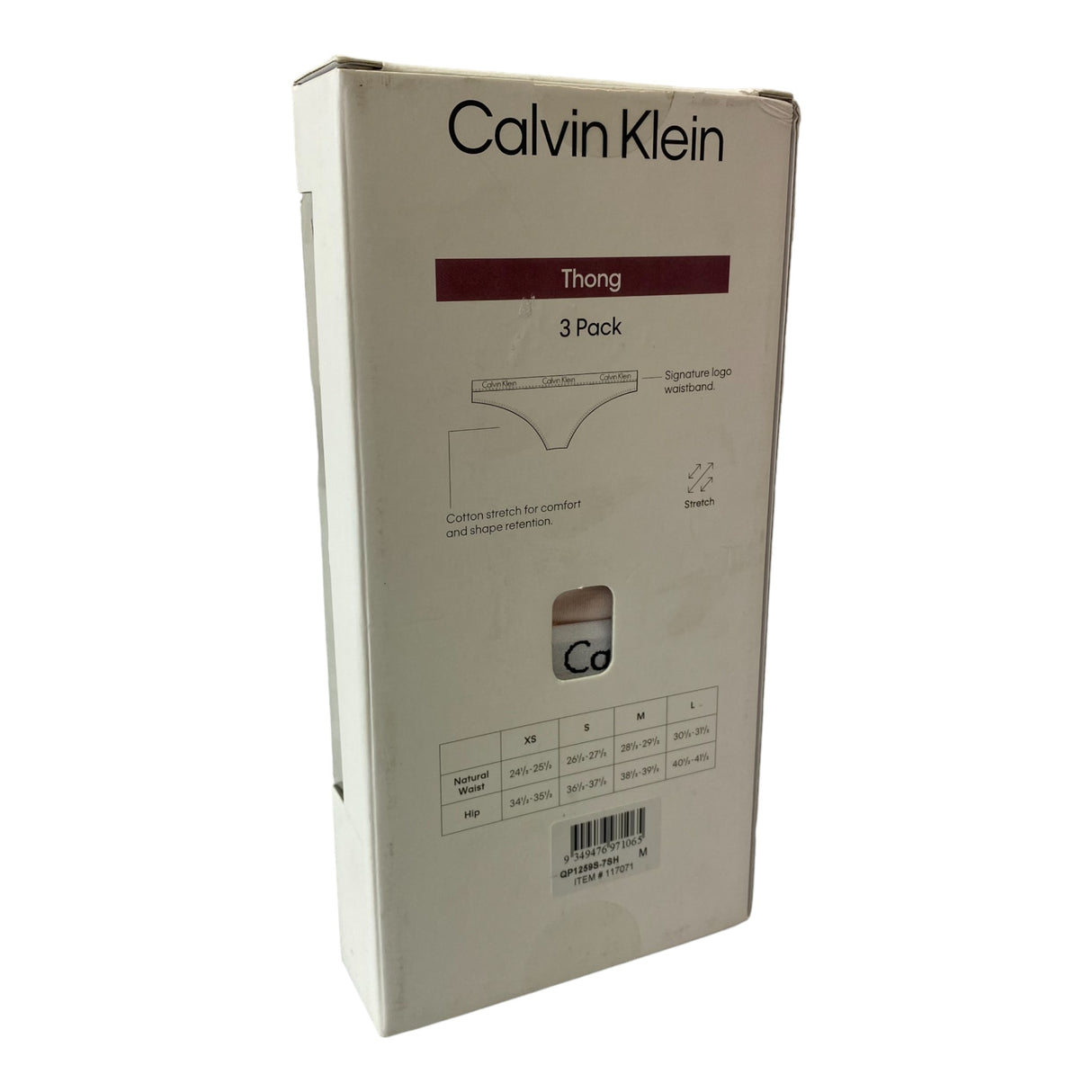 Calvin Klein 3x Women's Thong Underwear