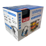 Sistema 14 Piece Set Brilliance Food Storage Container