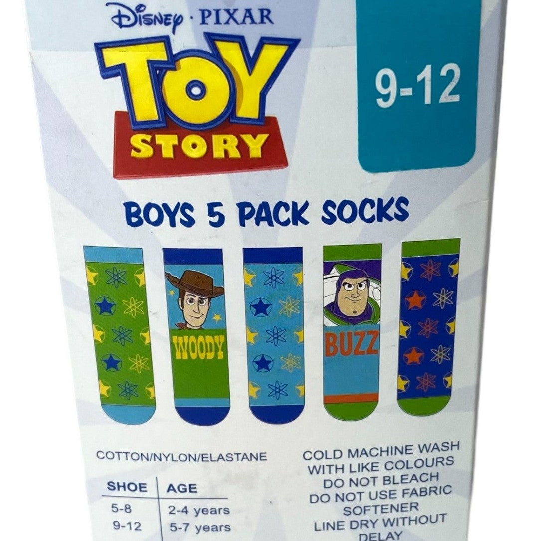 Disney Toy Story 5x Boys Socks