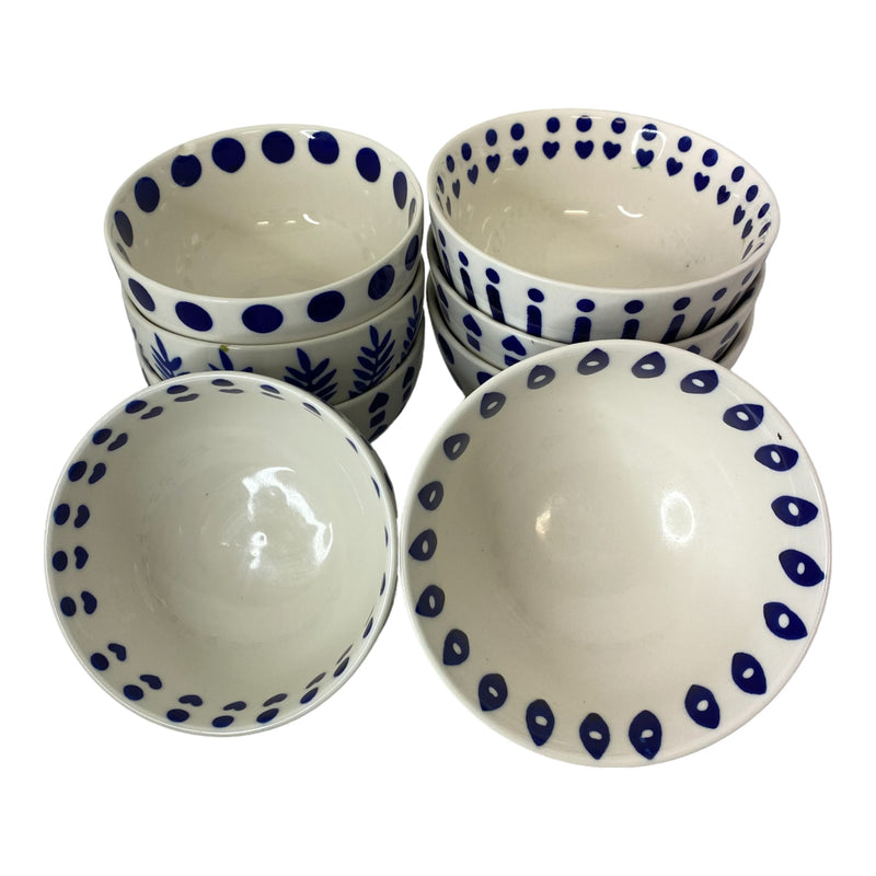 Signature 8 Piece Decorative Stoneware Bowls