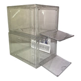 2x Stackable Shoe Boxes