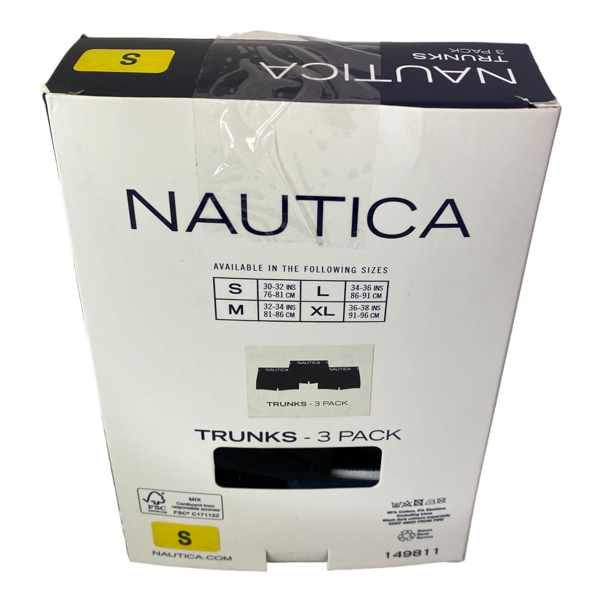 Nautica 3x Men's Trunks SIZE - Small