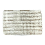 FRYE 2x Channel Pillow Cases - Biscuit