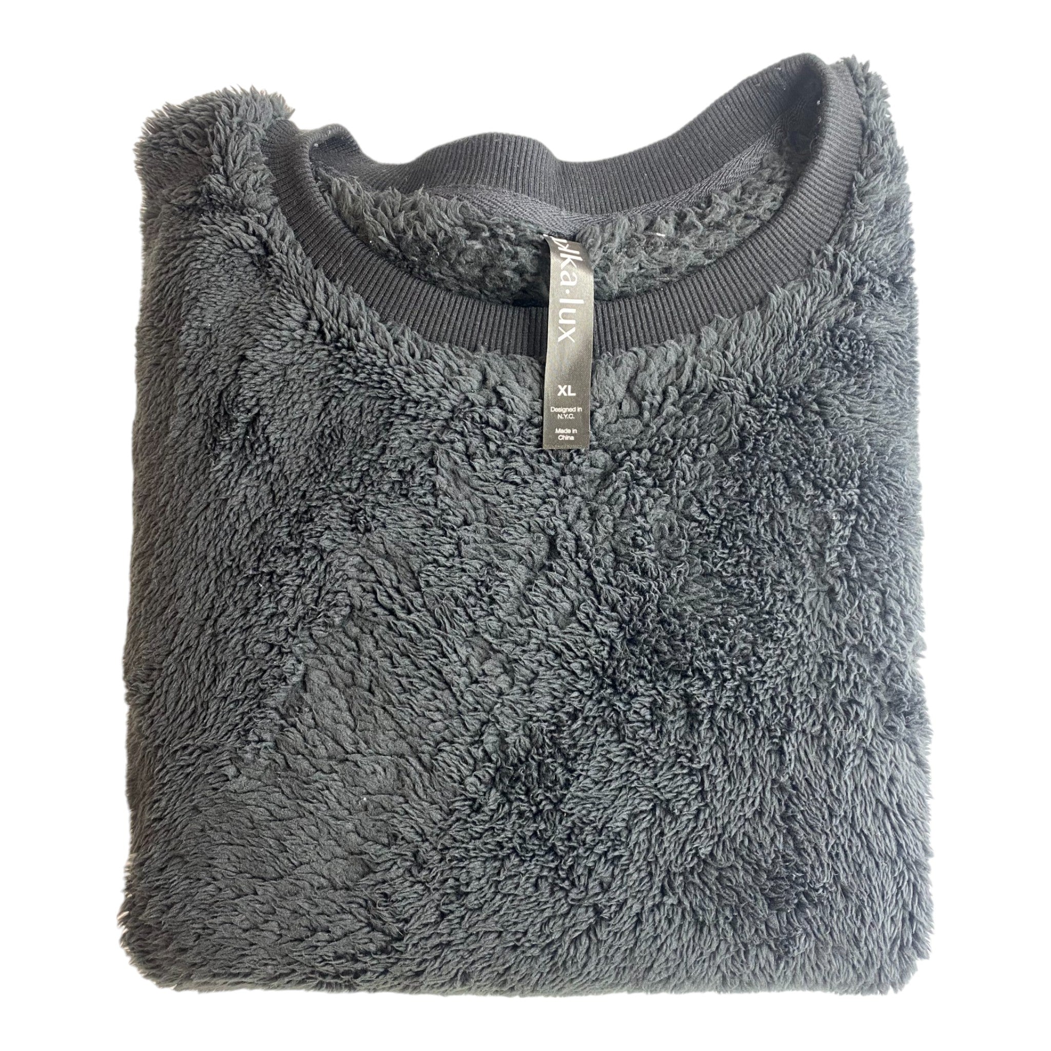 Lukka Lux Women's Sherpa Fleece Plush Sweater SIZE - Extra Large