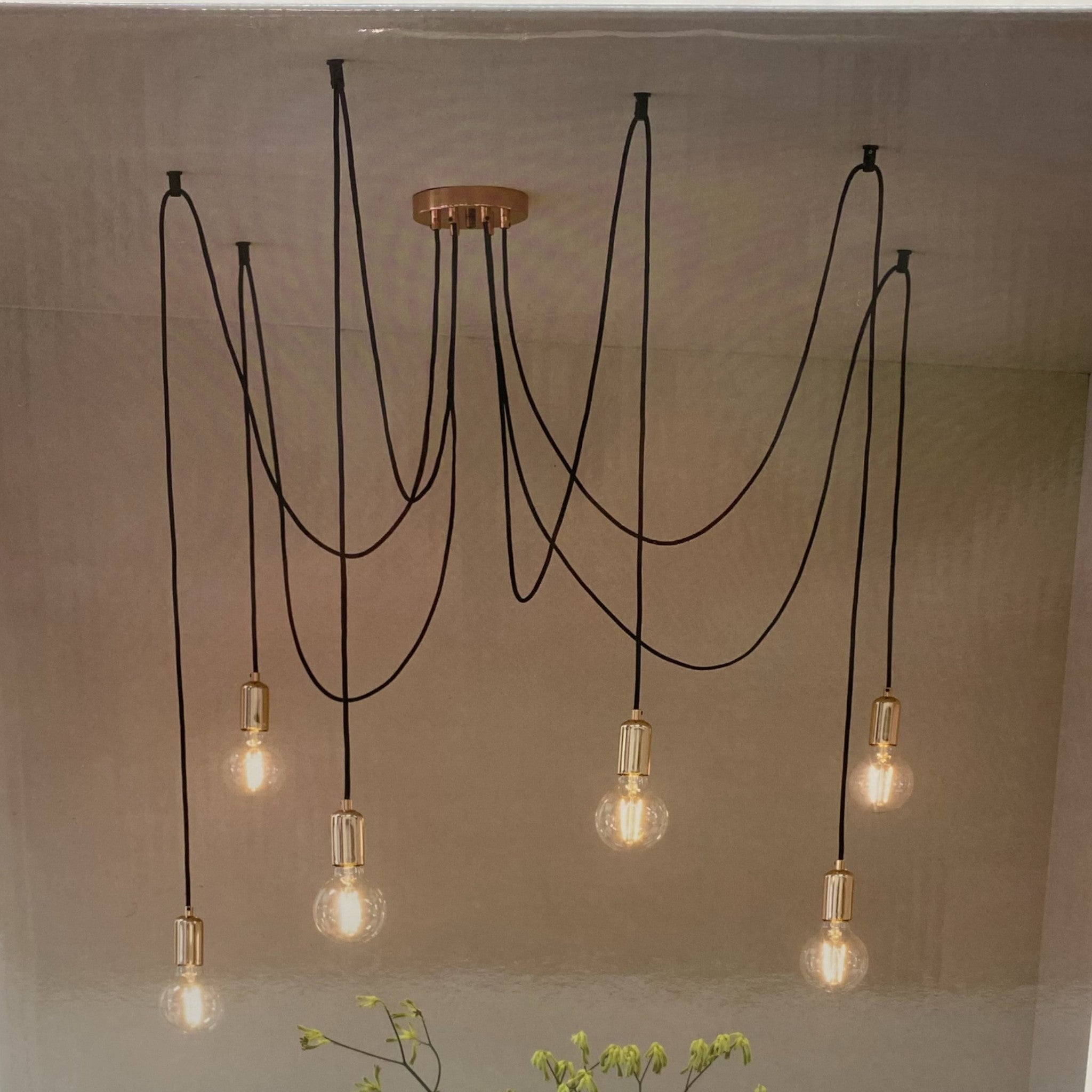 Hudson Living Studio LED Pendant Light Black