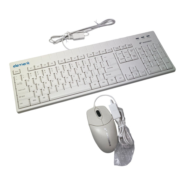 Element Medical Grade Washable Keyboard And Mouse Set