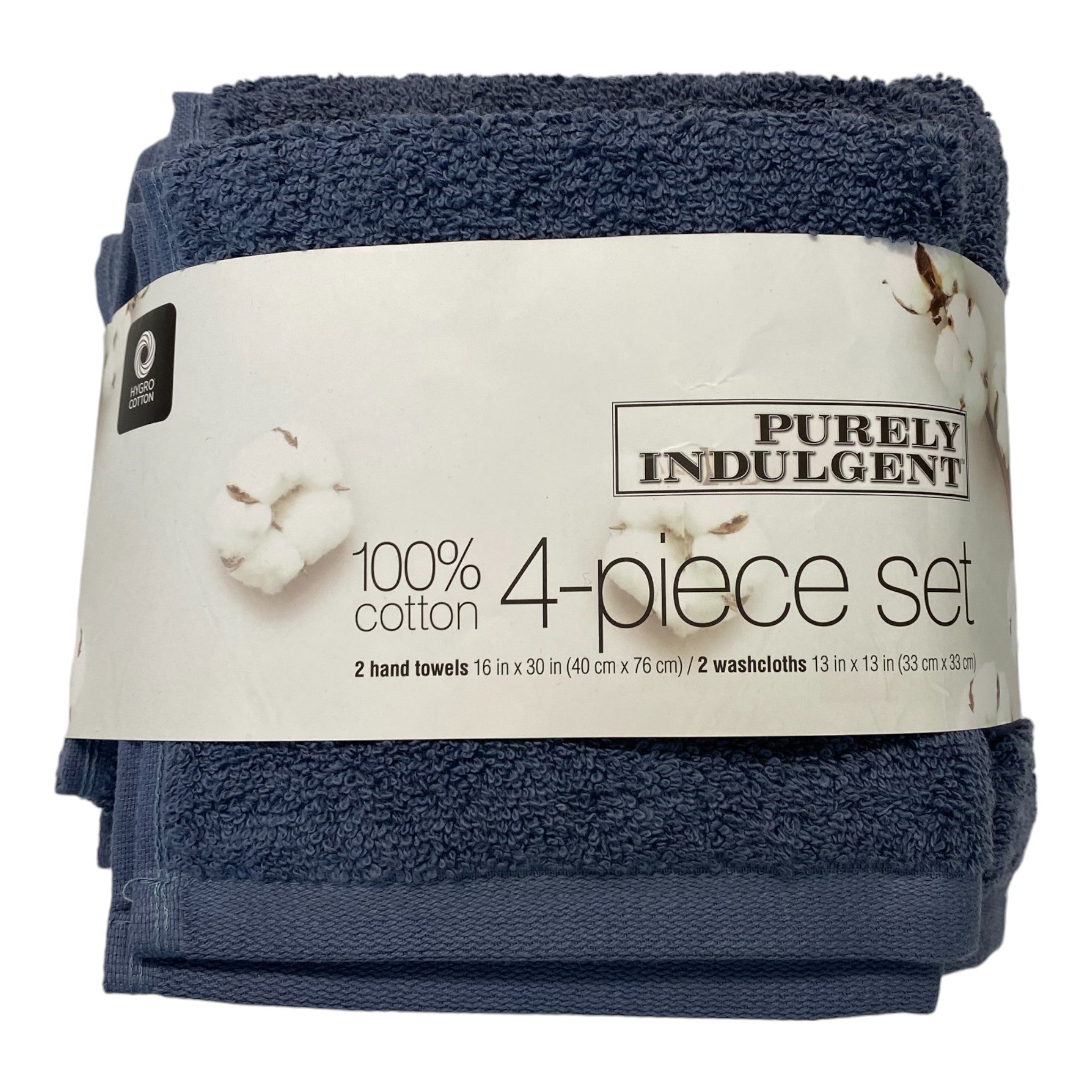 Purely Indulgent 4 Piece Hand And Face Towel Set