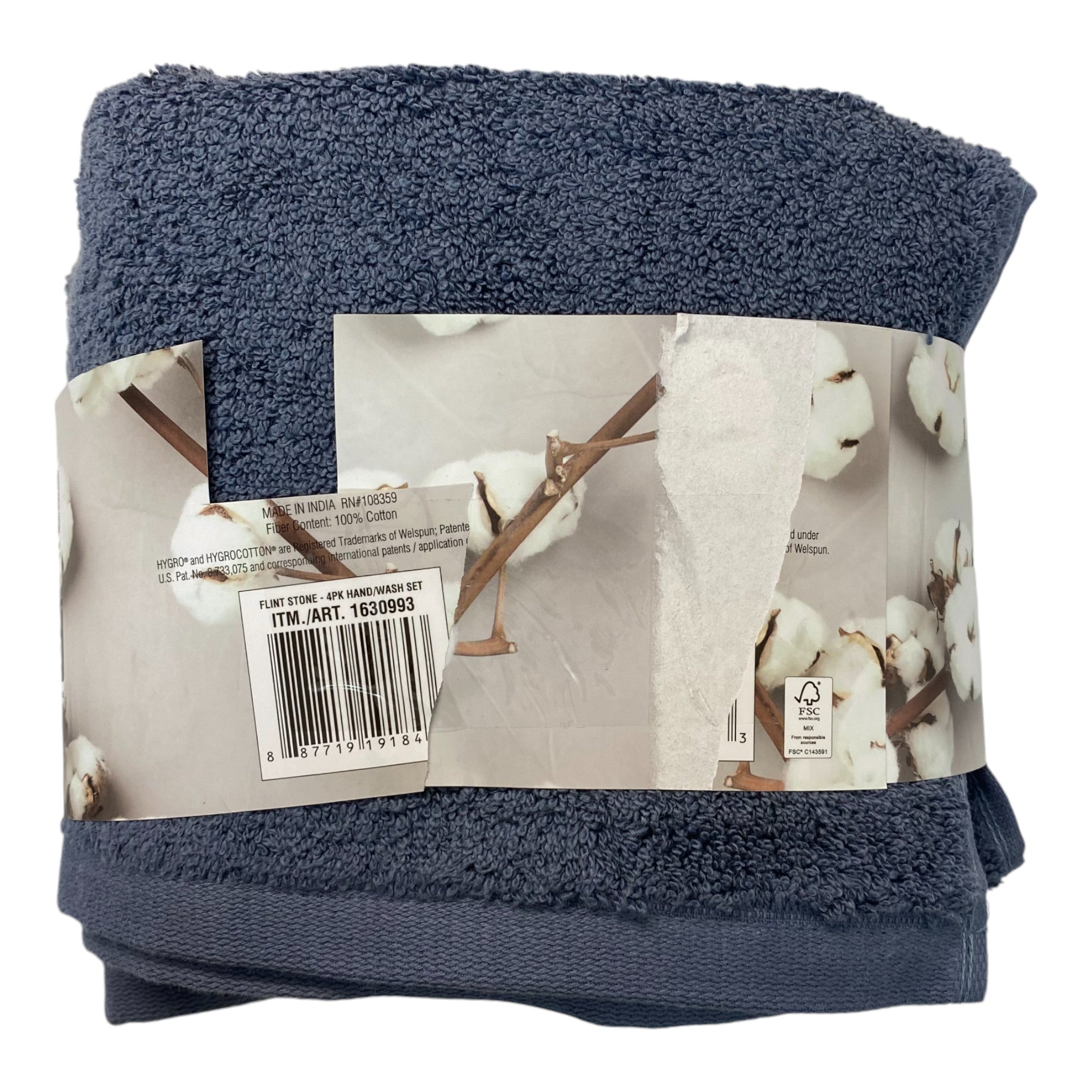 Purely Indulgent 4 Piece Hand And Face Towel Set