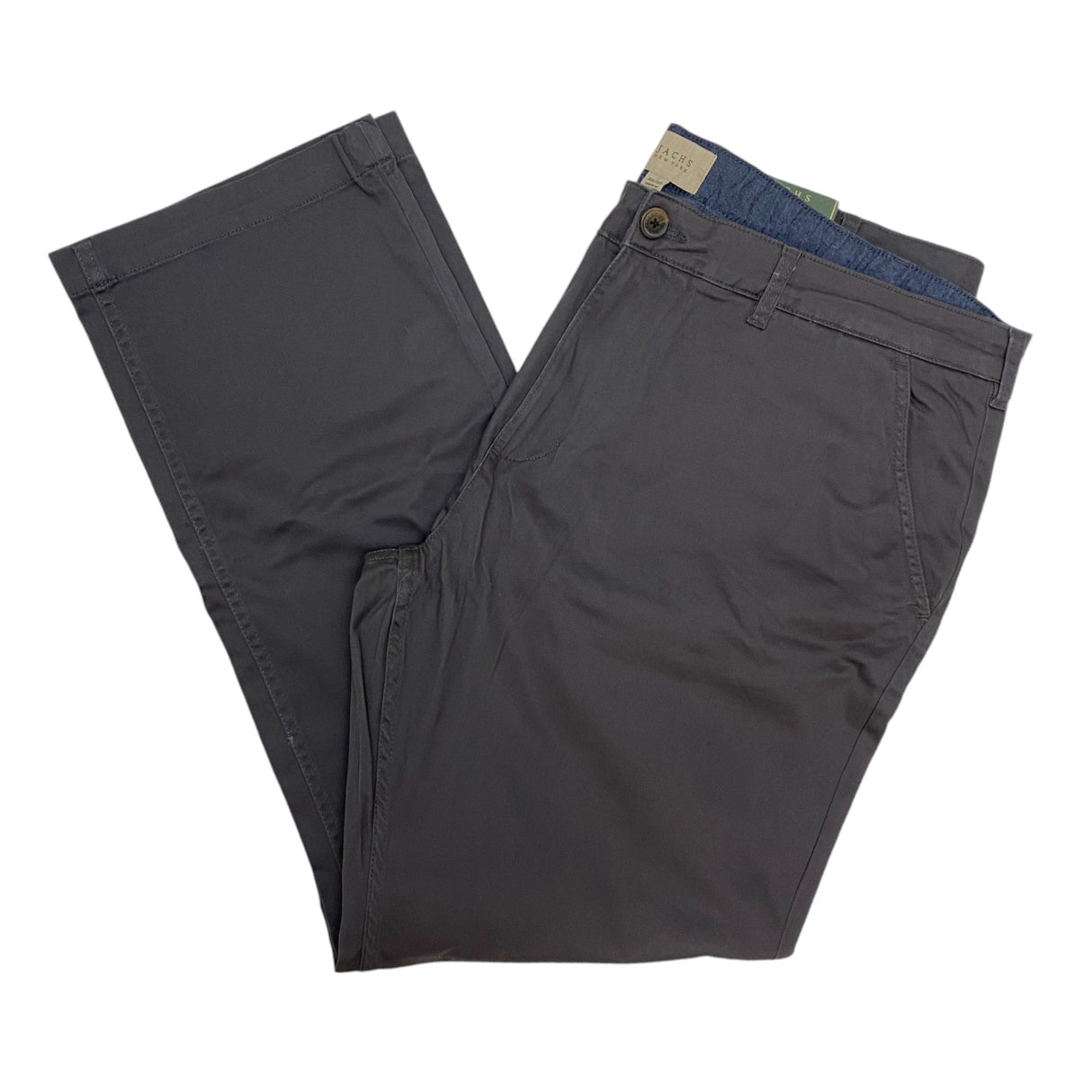 Jachs Men's Bowie Fit Mid-Rise Stretch Slim Straight Leg Pants - Size 40x32