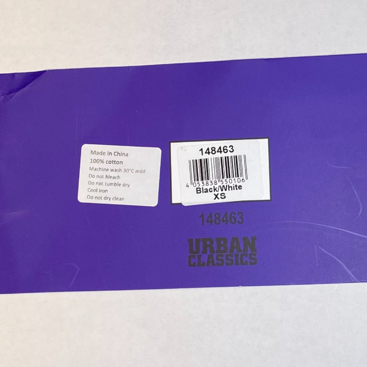 Urban Classics 2x Ladies Extended Shoulder Tee - Black & White