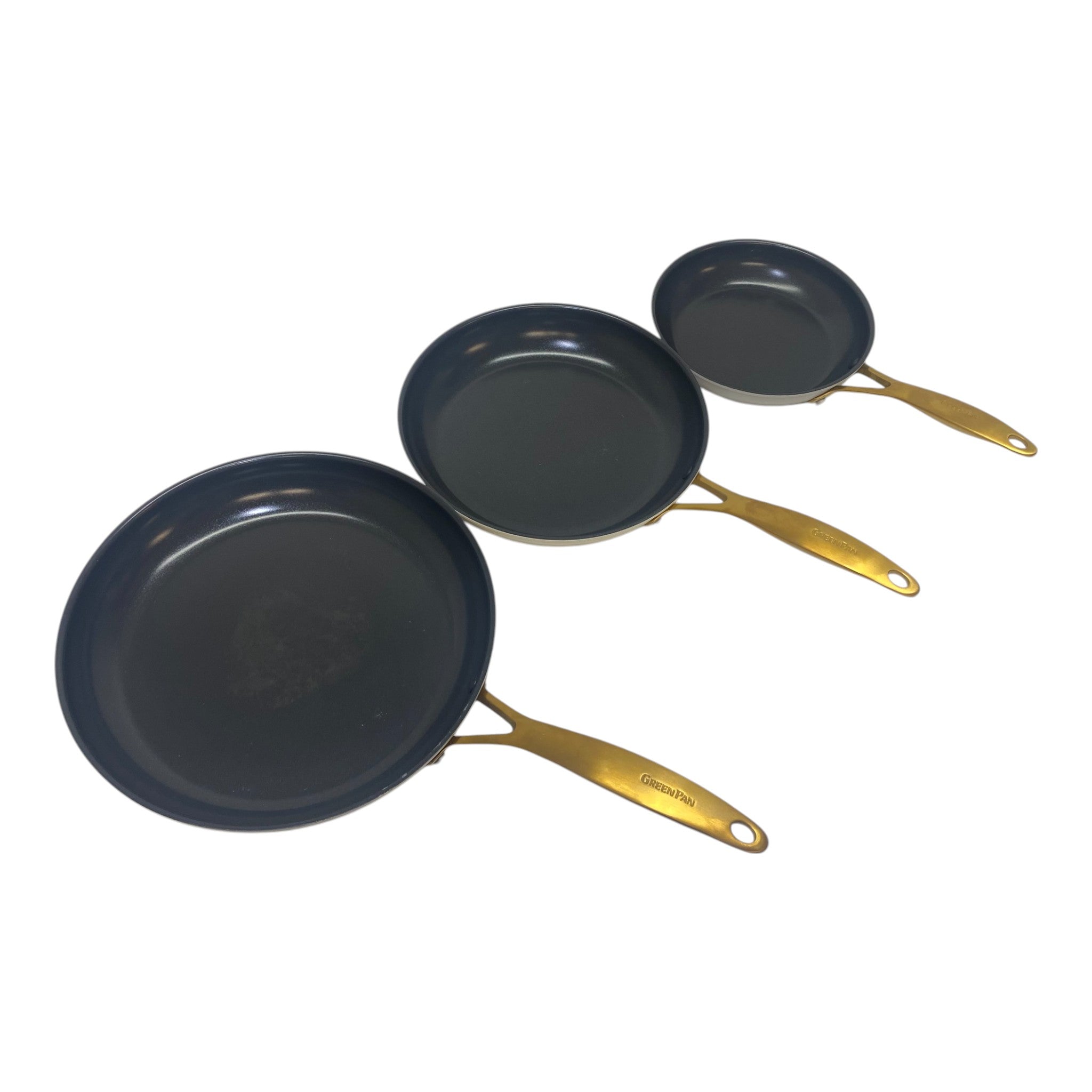 GreenPan Jewel Pro Ceramic Non-Stick 3-piece Fry Pan Set