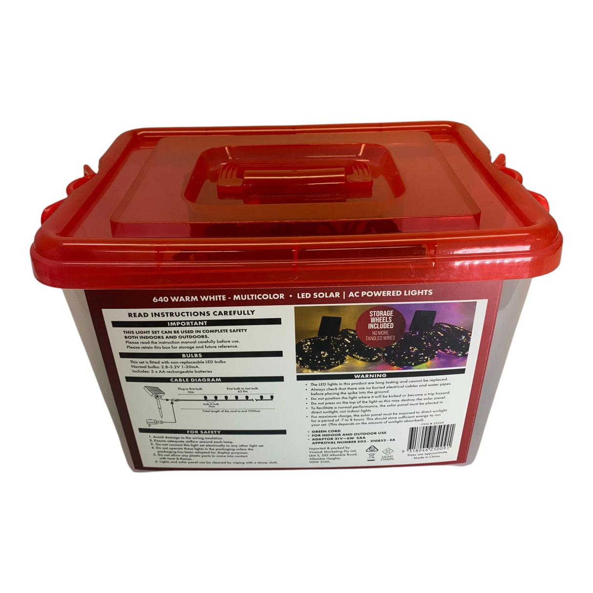 Festive Choice String Lights 640 Piece