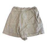 Matty M Women's Paperbag Waist Shorts - Light Brown