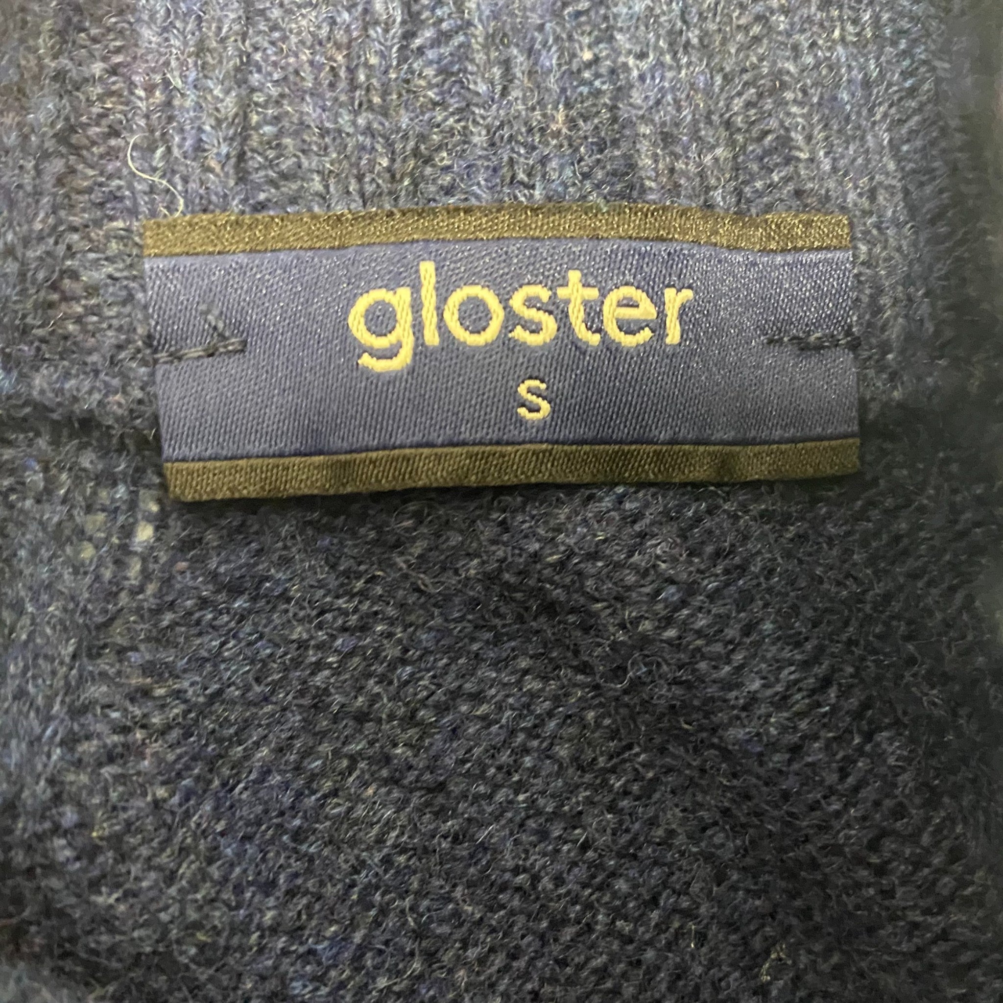 Gloster Men's 4 Button Raglan Wool Sweater SIZE - Small