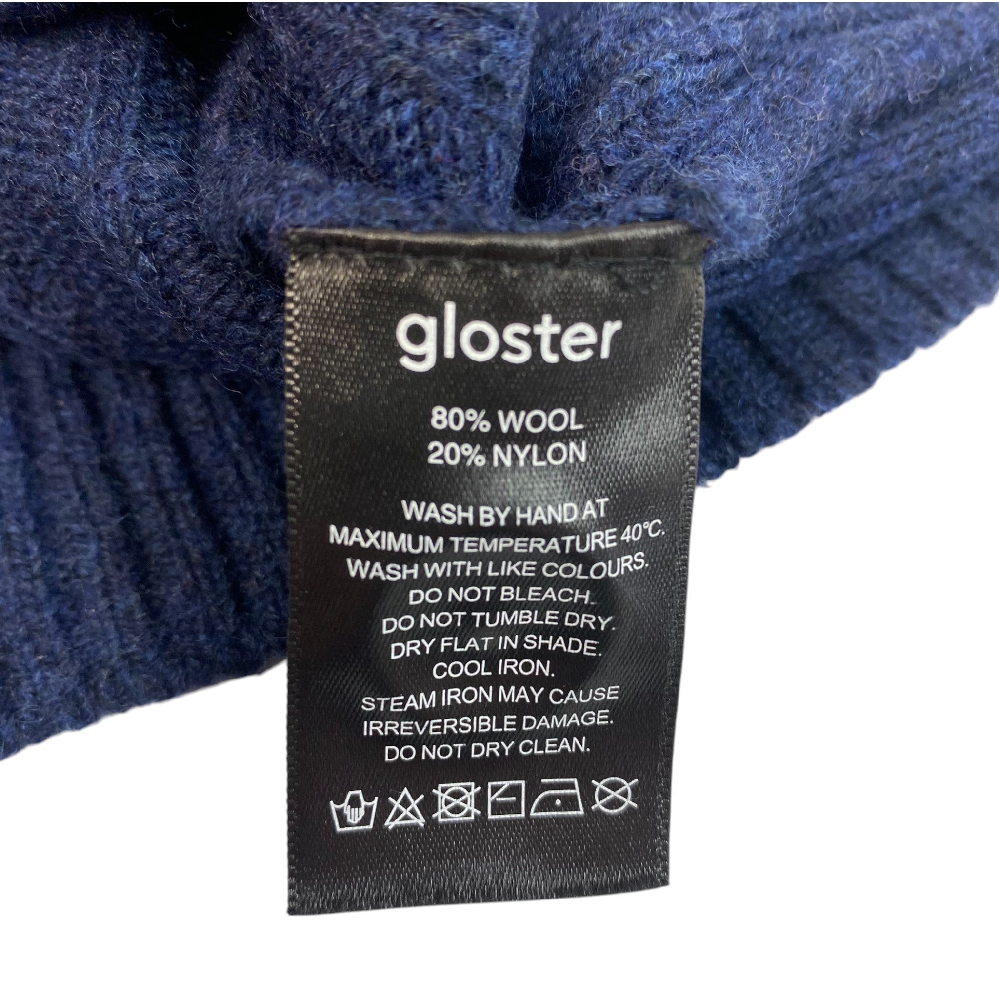 Gloster Men's 4 Button Raglan Wool Sweater SIZE - Small