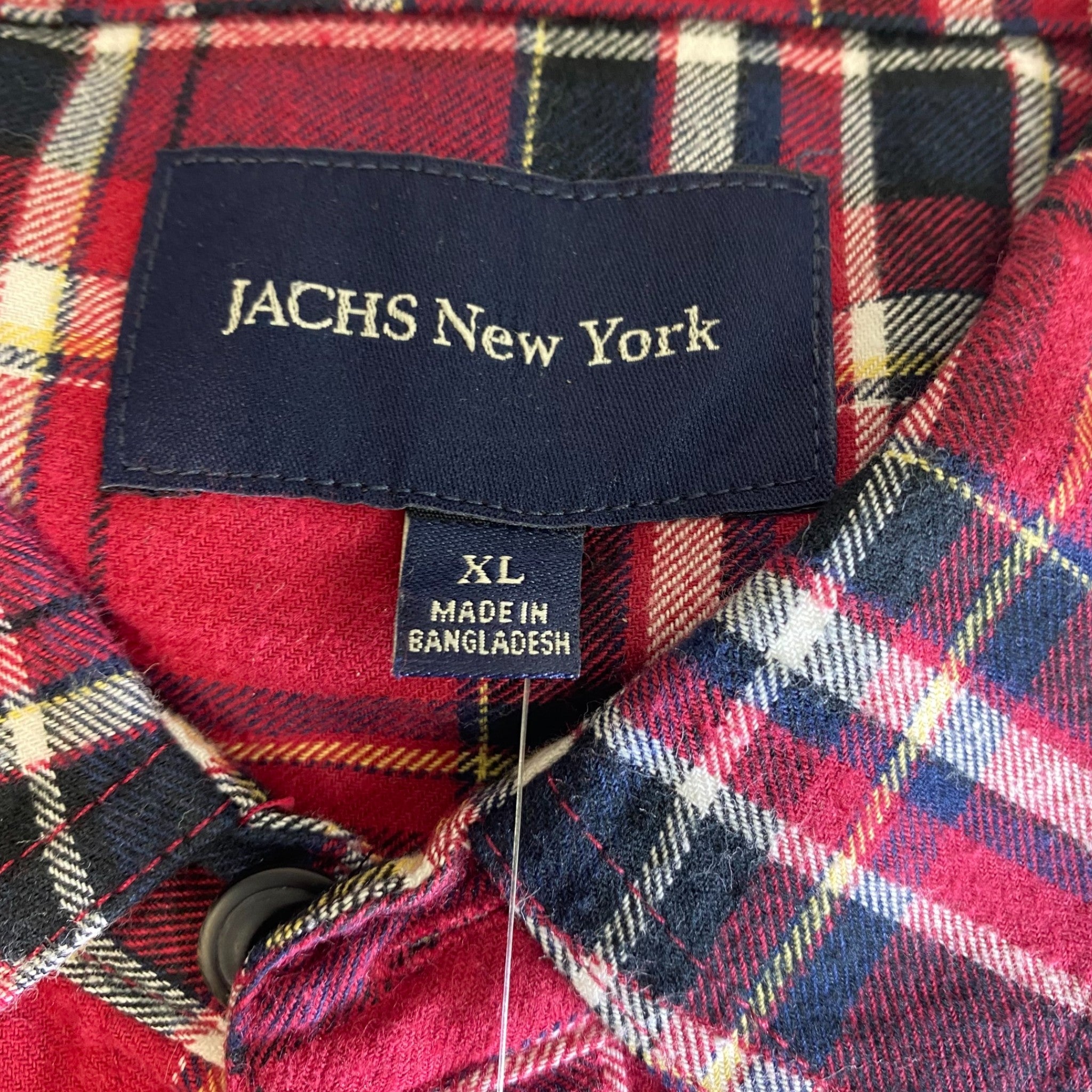 Jachs Men's Regular Fit Flannel Shirt SIZE - Extra Large