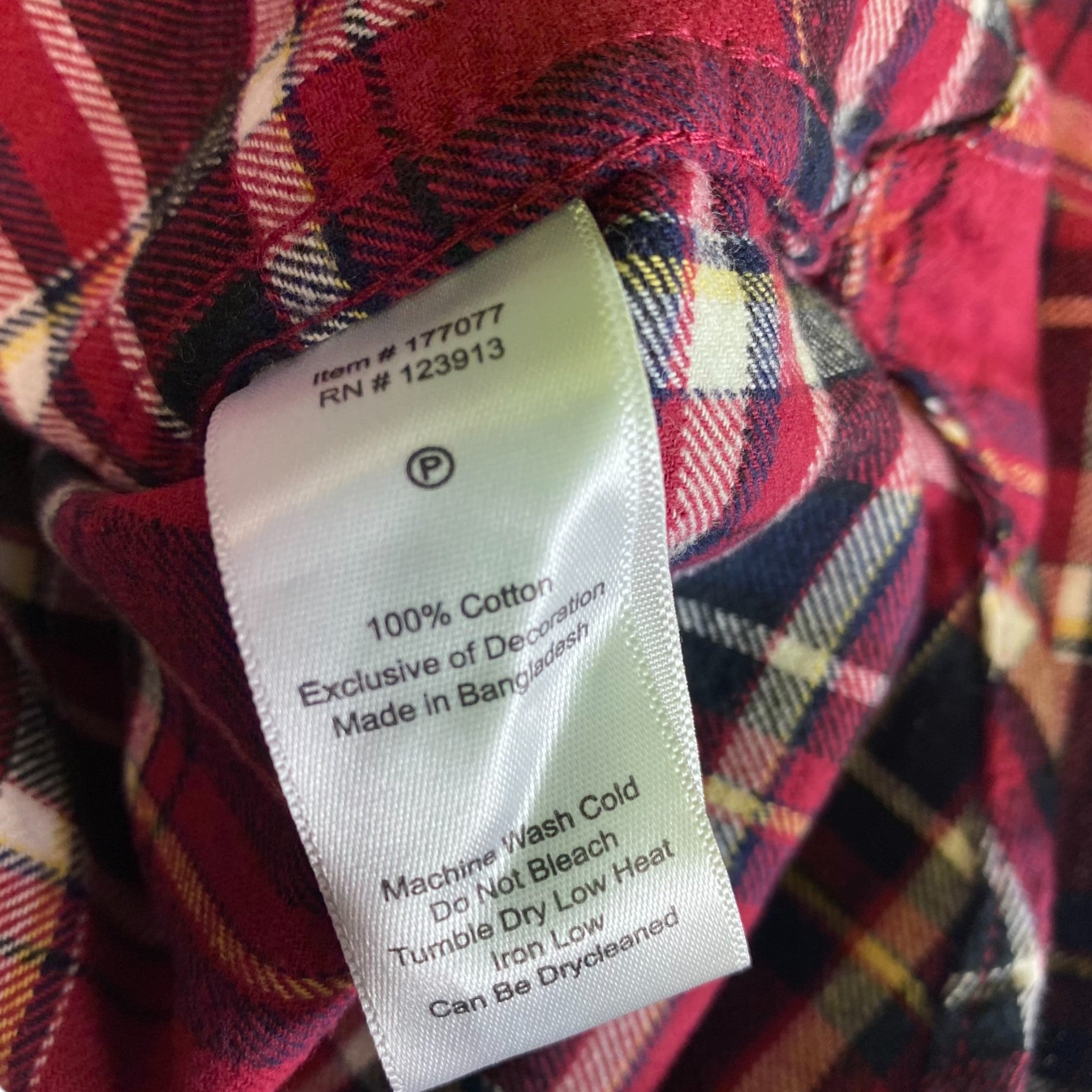 Jachs Men's Regular Fit Flannel Shirt SIZE - Extra Large
