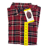 Jachs Men's Regular Fit Flannel Shirt - Red