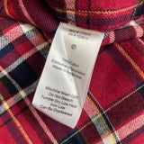 Jachs Men's Regular Fit Flannel Shirt - Red