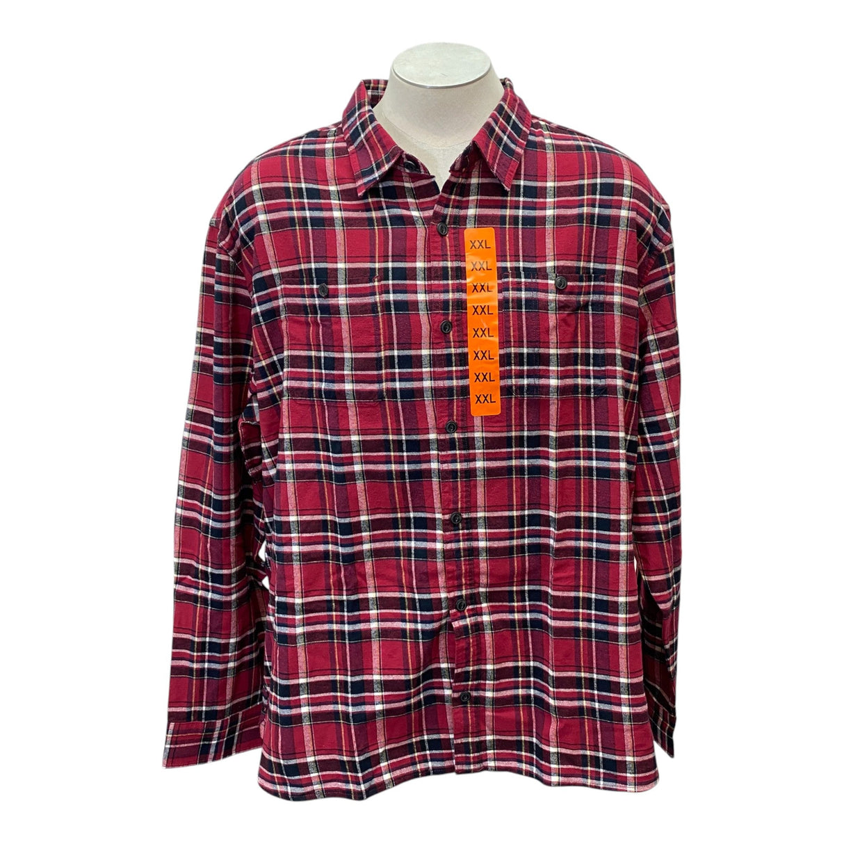 Jachs Men's Regular Fit Flannel Shirt - Red